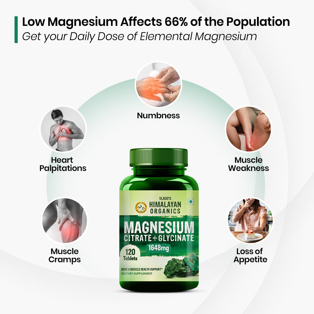 Himalayan Organics, Magnesium Complex Citrate Glycinate Oxide, 1648mg 