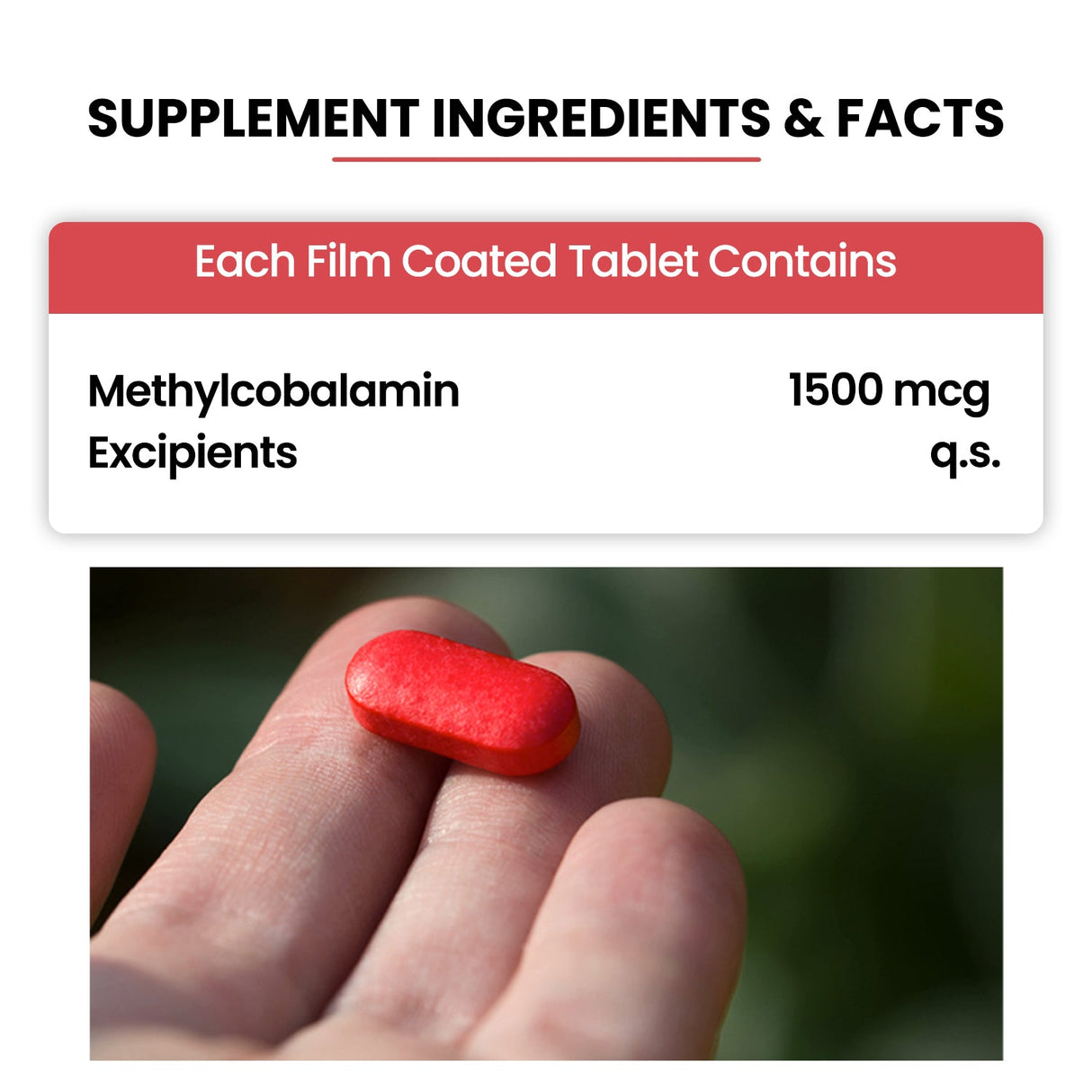 Himalayan Organics, Methylcobalamin B12, 1500mcg 