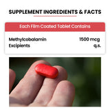 Himalayan Organics, Methylcobalamin B12, 1500mcg 