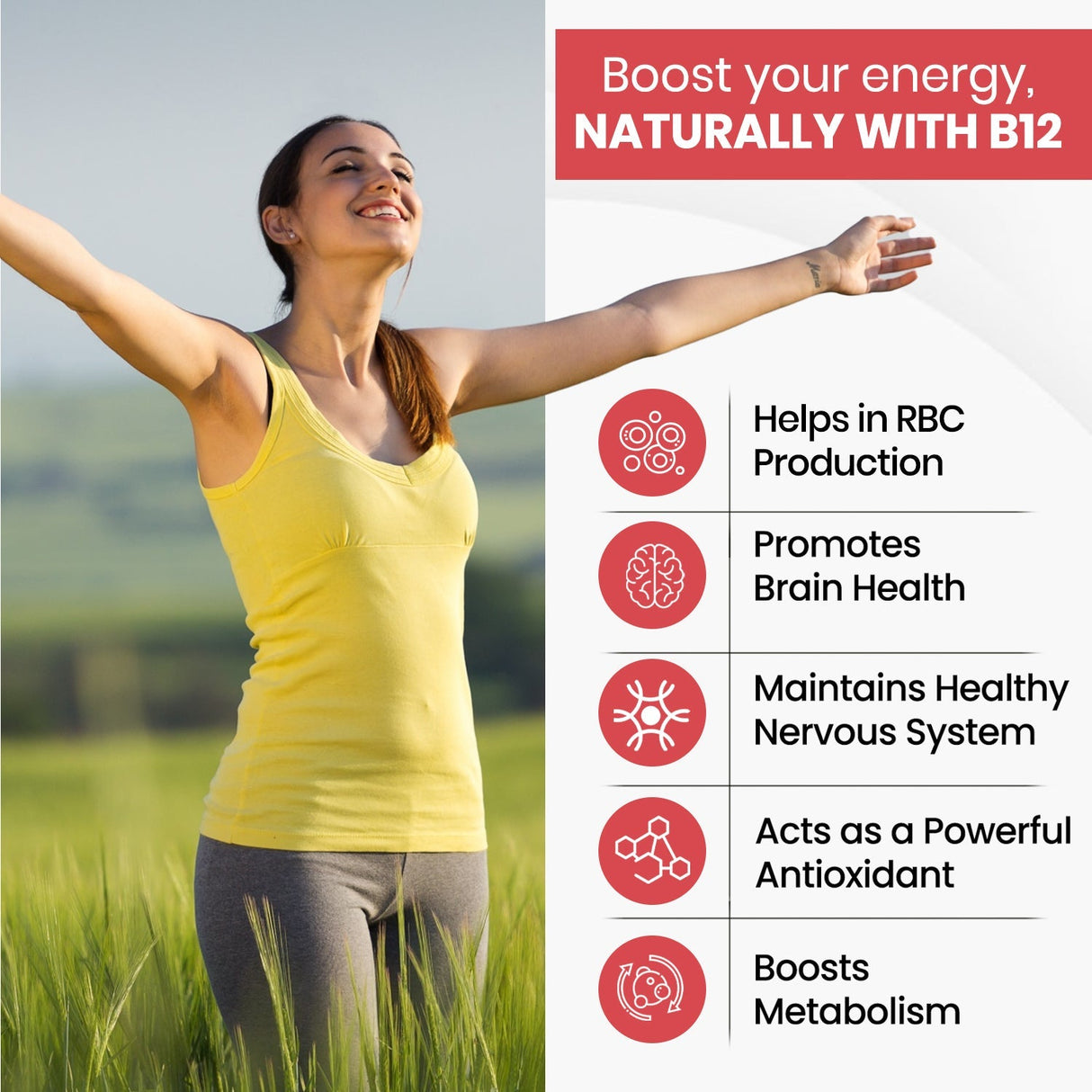 Himalayan Organics, Methylcobalamin B12, 1500mcg 