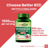 Himalayan Organics, Methylcobalamin B12, 1500mcg 