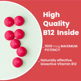 Himalayan Organics, Methylcobalamin B12, 1500mcg 