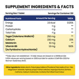 Himalayan Organics, Melatonin with Tagar Vitamin B6 Calcium 