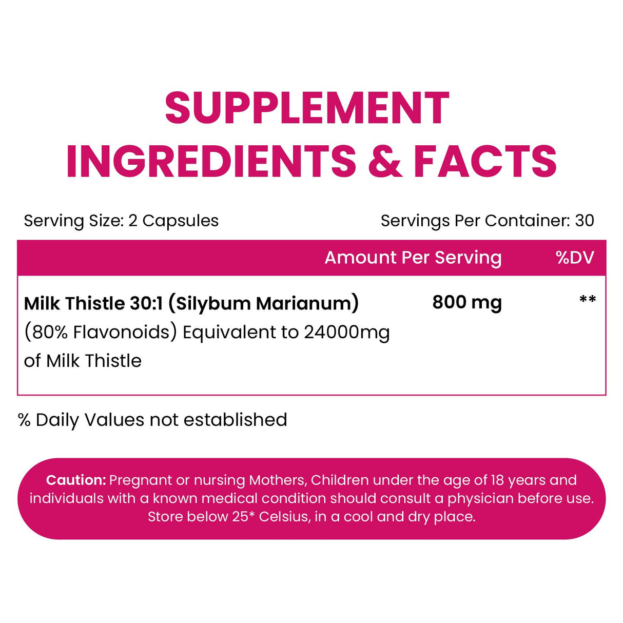 Himalayan Organics, Milk Thistle Extract, 800mg 