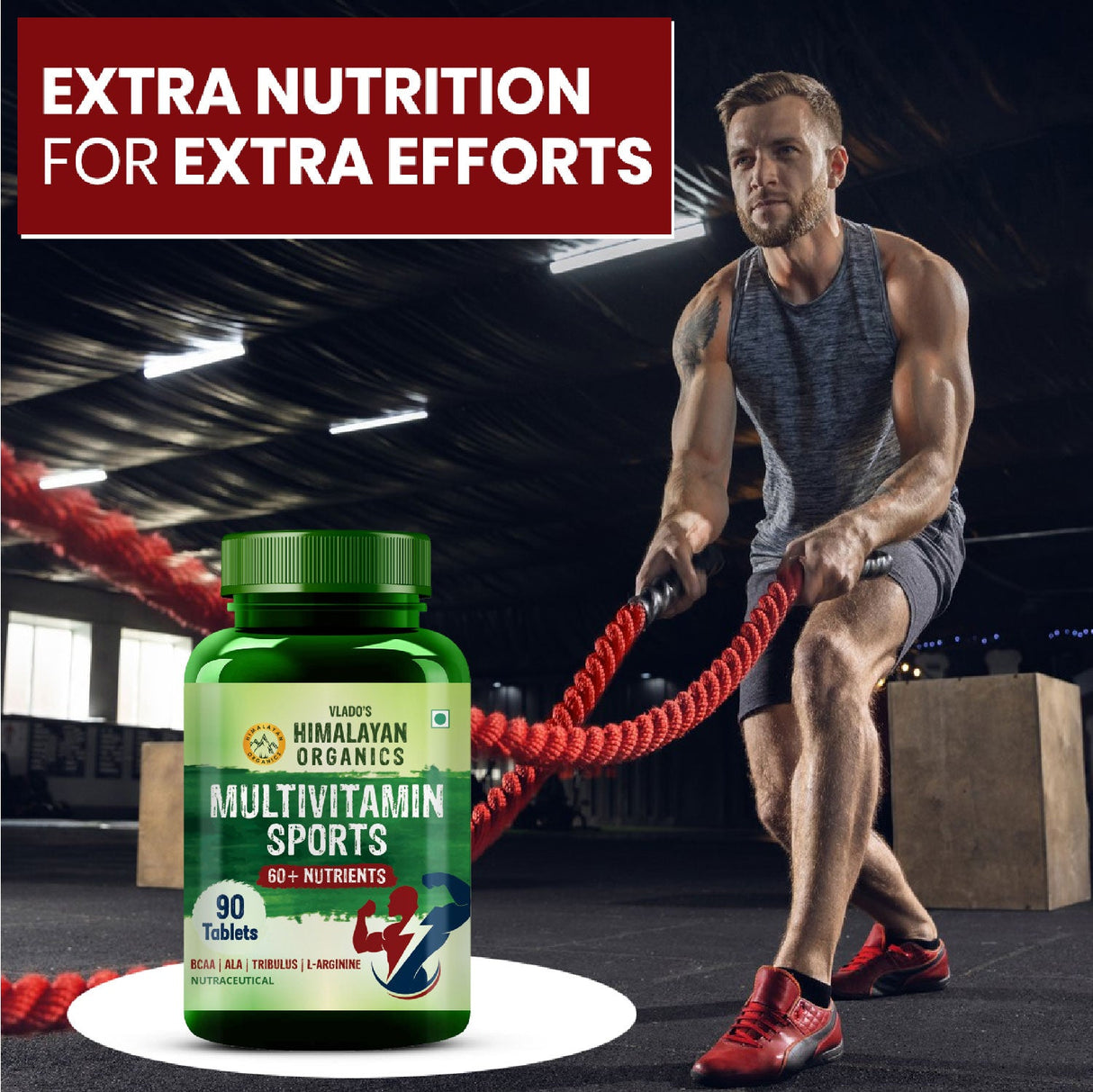 Himalayan Organics, Multivitamin Sports, 60+ Nutrients 