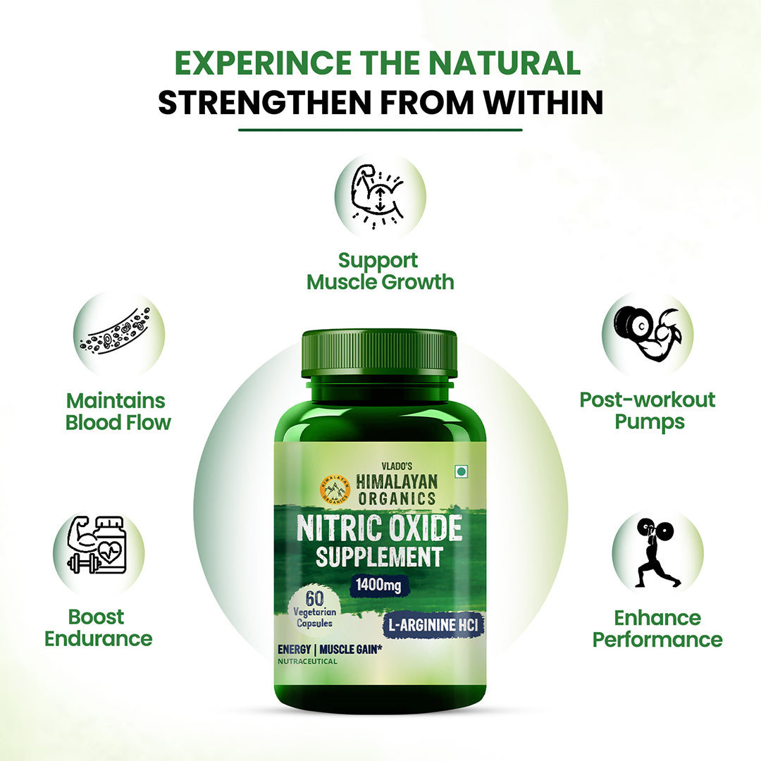 Himalayan Organics, Nitric Oxide with L