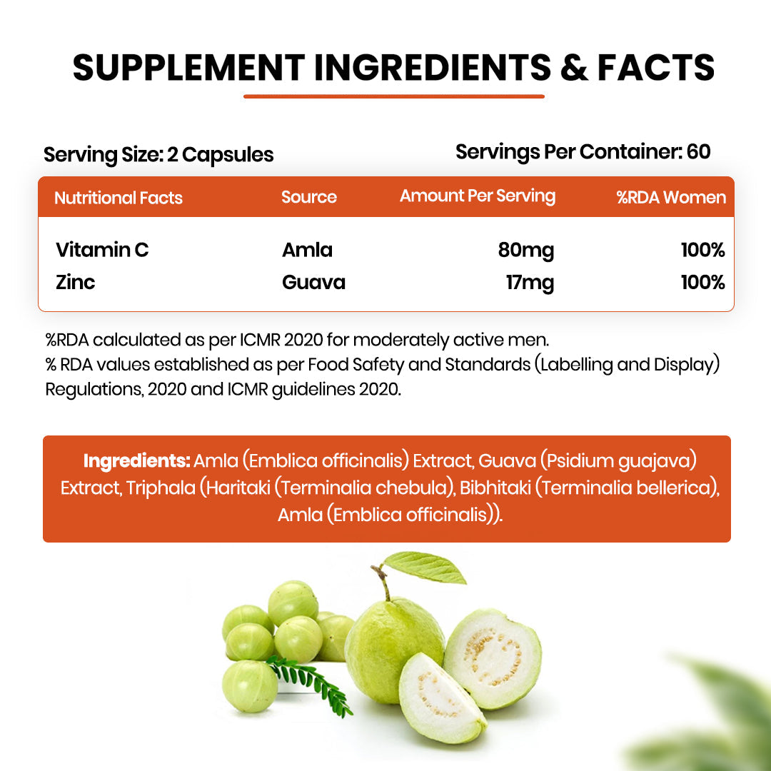Himalayan Organics, Plant Based Vitamin C with Zinc 