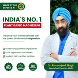 Himalayan Organics, Plant Based Magnesium with Turmeric Spirulina Moringa, 1360mg 