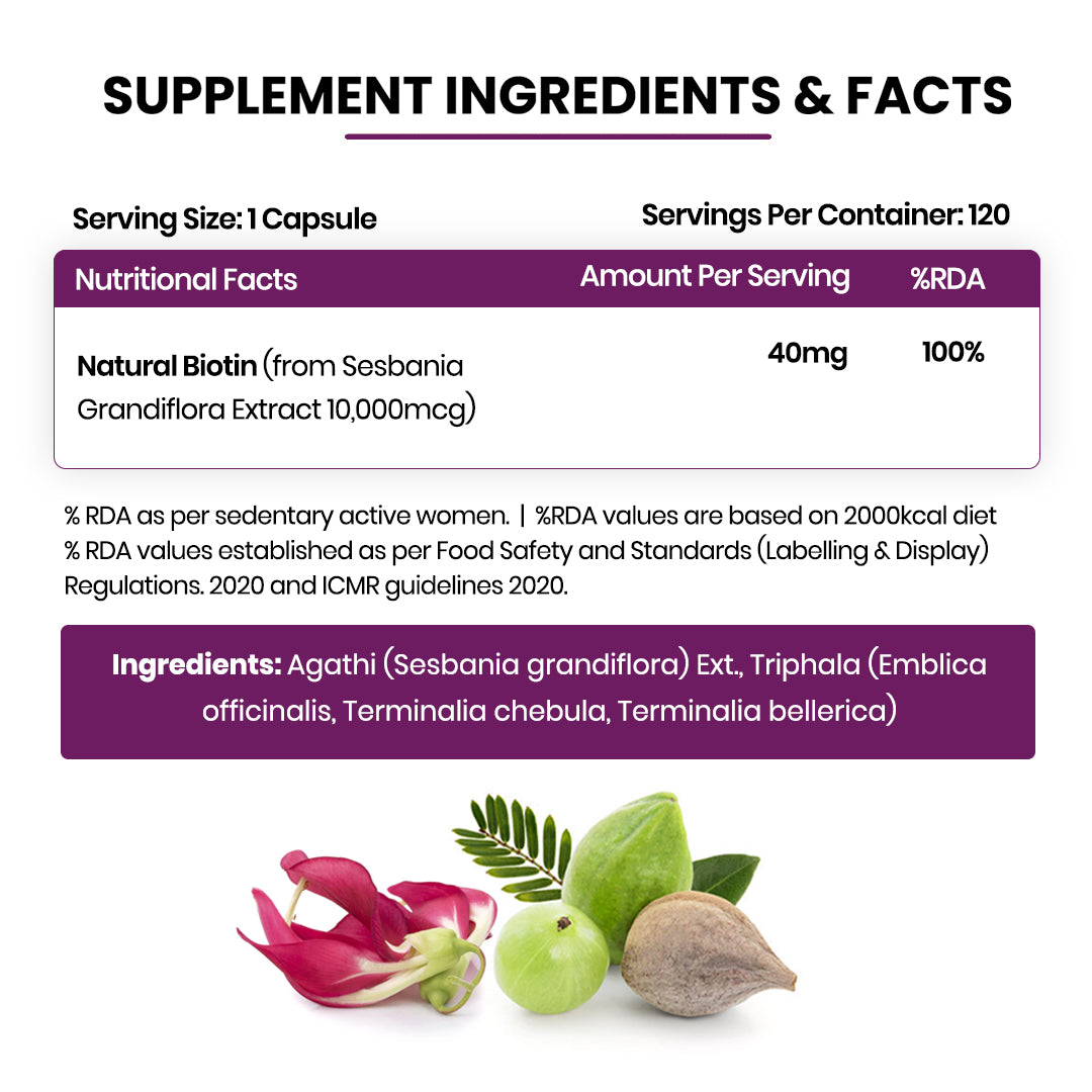 Himalayan Organics, Plant Based Biotin, 10000mcg 