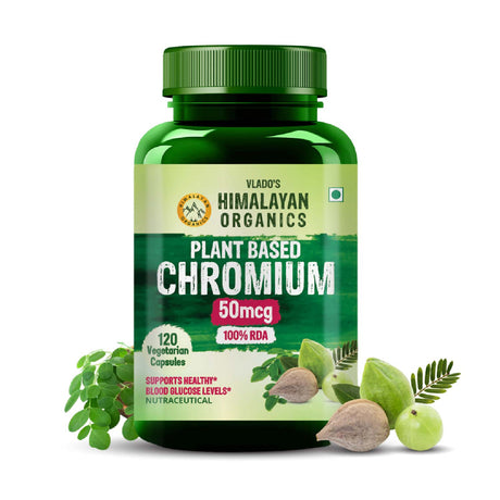Himalayan Organics, Plant Based Chromium, 50mcg 