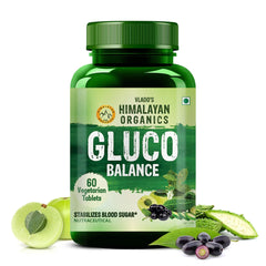 Vlado's Himalayan Organics, Plant Based Gluco Balance with Jamun Amla Bittermelon - 60 Veg Tablets