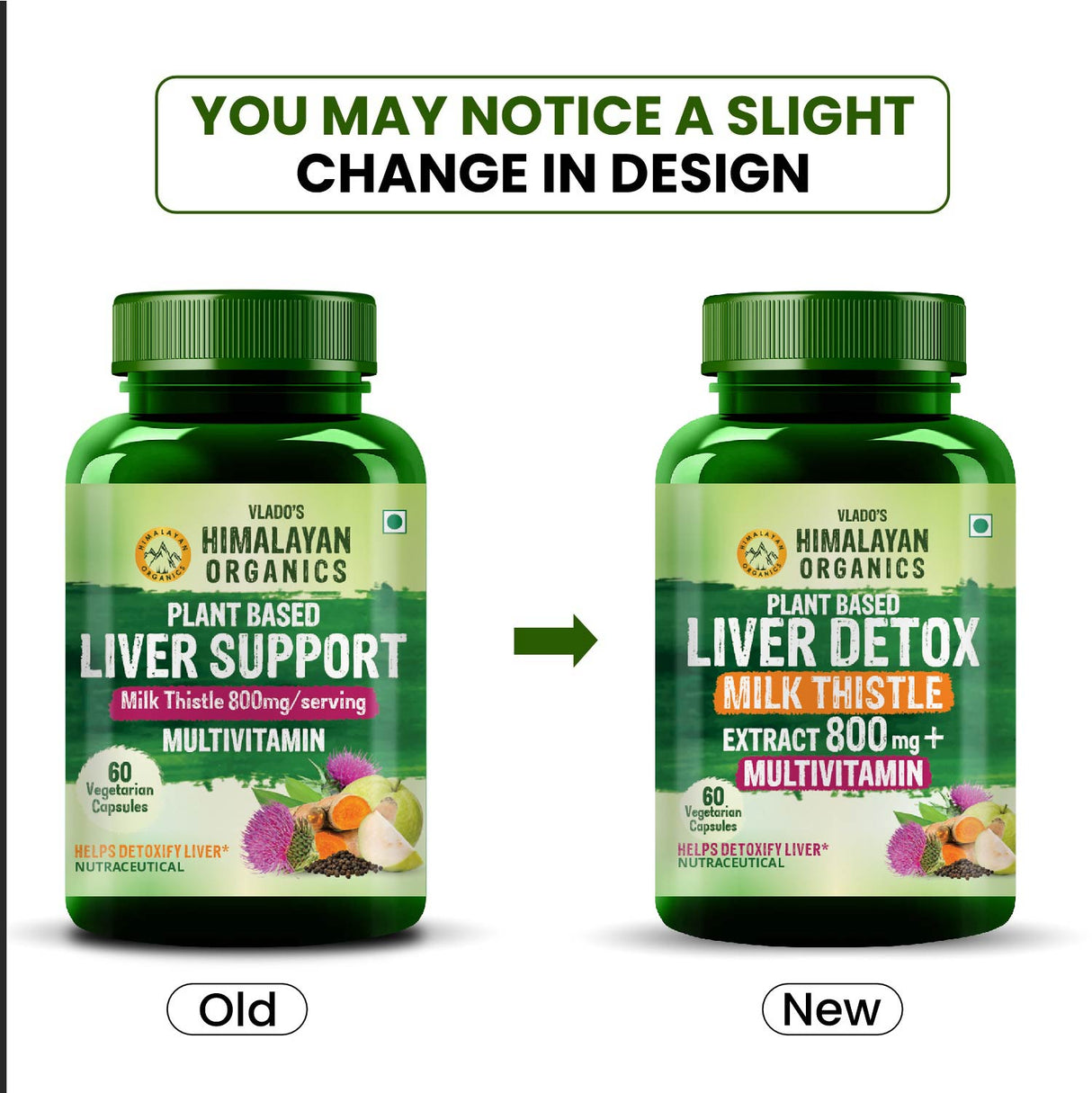 Himalayan Organics, Plant Based Liver Support with Milk Thistle, Turmeric, Beetroot 
