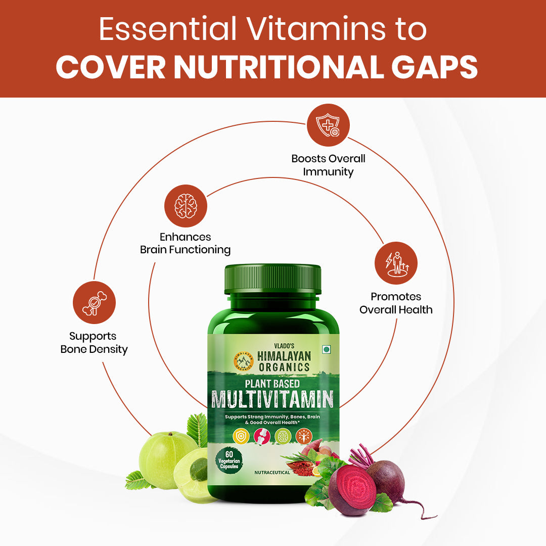 Himalayan Organics, Plant Based Multivitamin with 60+ Nutrients 