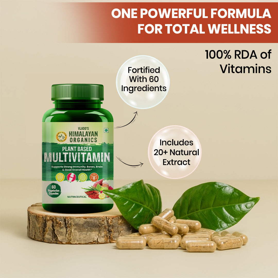 Himalayan Organics, Plant Based Multivitamin with 60+ Nutrients 
