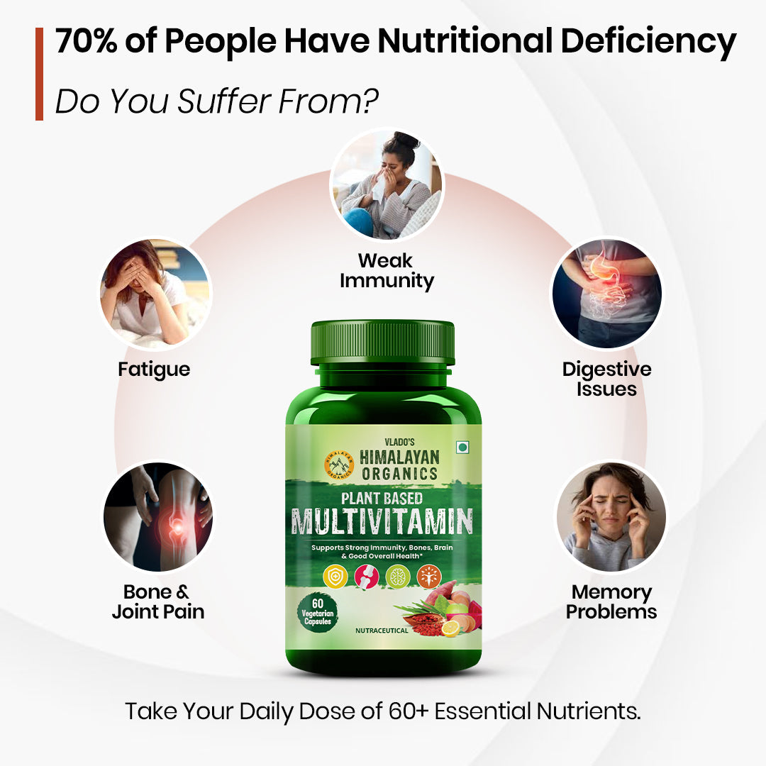 Himalayan Organics, Plant Based Multivitamin with 60+ Nutrients 