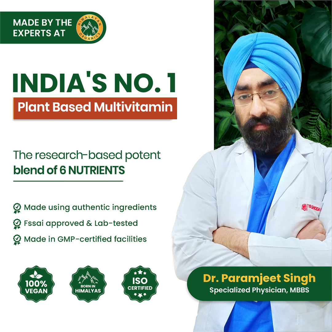 Himalayan Organics, Plant Based Multivitamin with 60+ Nutrients 