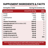 Himalayan Organics, Testosterone Support with Magnesium Tribulus Ashwagandha 
