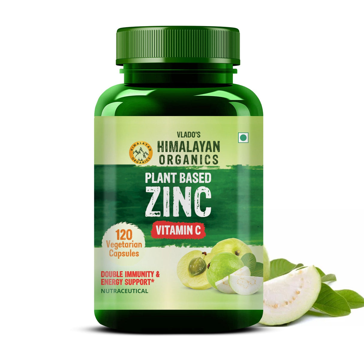 Himalayan Organics, Plant Based Zinc with Vitamin C 