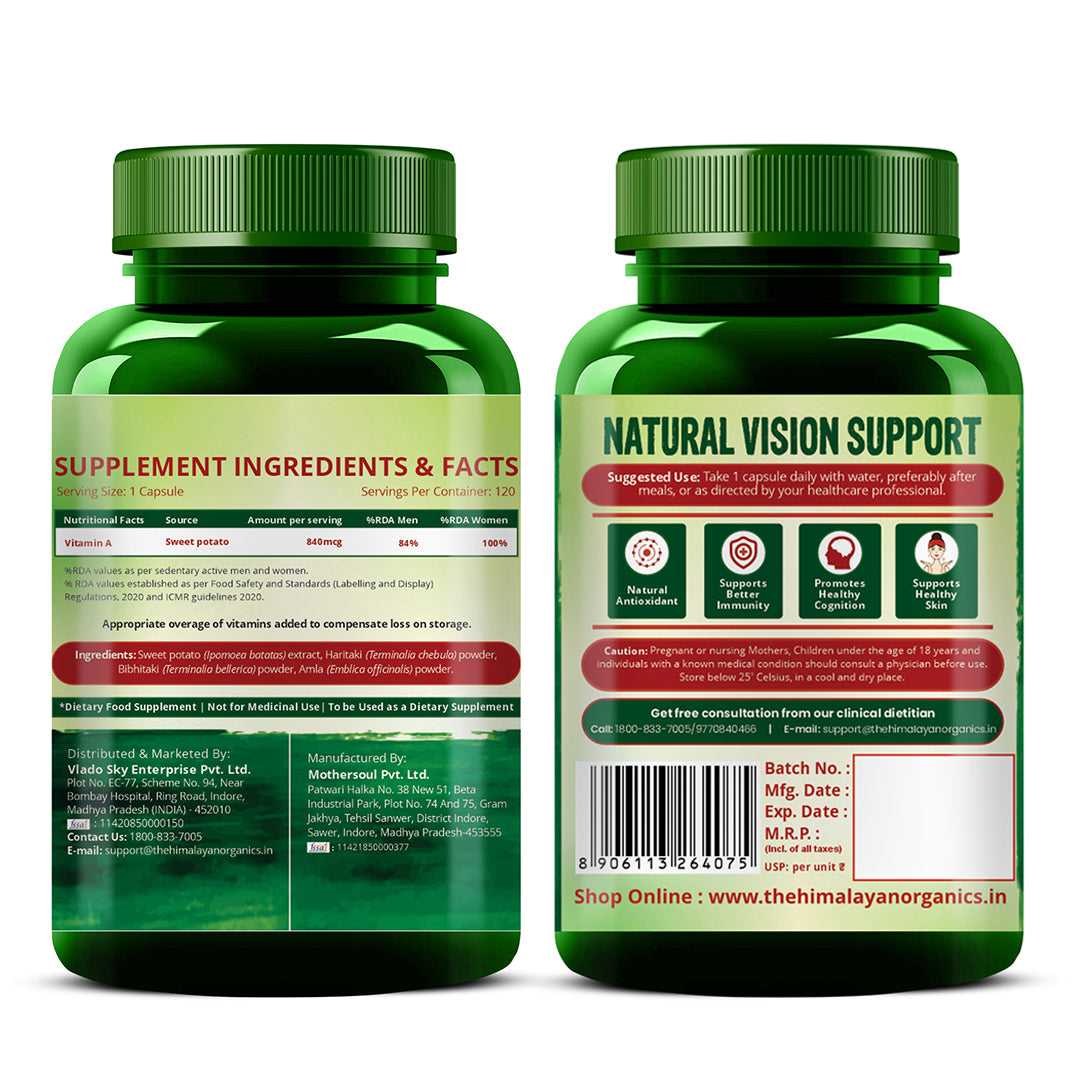 Himalayan Organics, Vitamin A 
