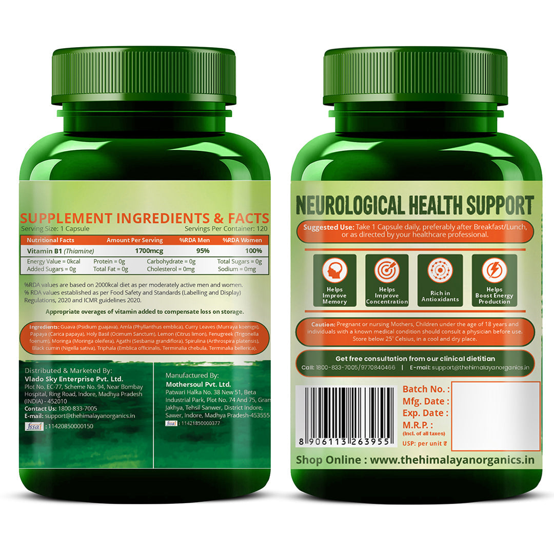 Himalayan Organics, Vitamin B1 