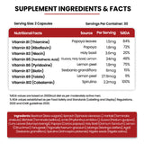 Himalayan Organics, Vitamin B12 with B1 B2 B3 B5 B6 B7 B9 Moringa 