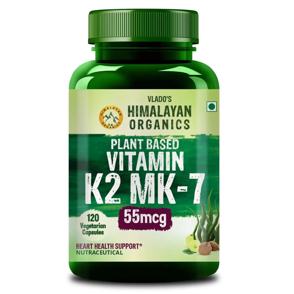 Vlado's Himalayan Organics, Vitamin K2 MK-7, 55mcg - 120 Veg Capsules