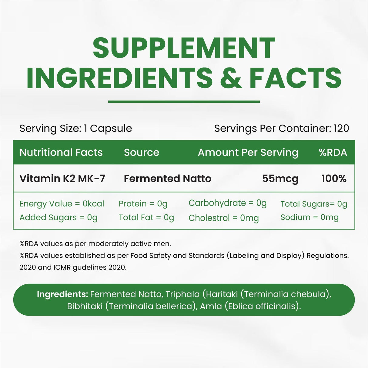 Himalayan Organics, Vitamin K2 MK