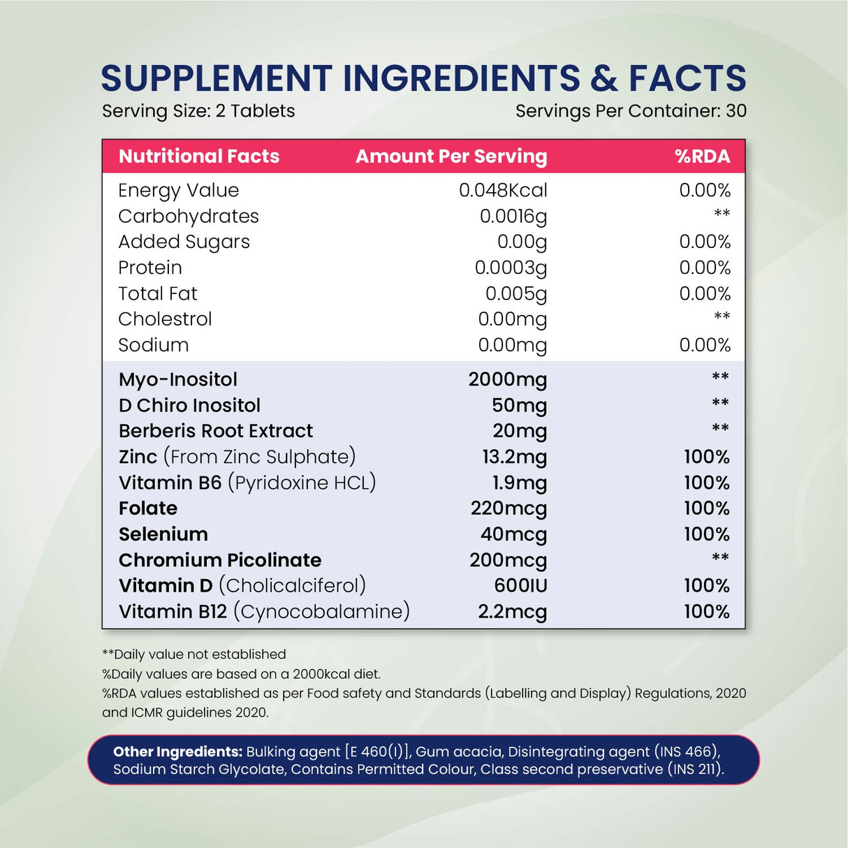 Himalayan Organics, PCOS Support, 2000mg 