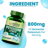 Himalayan Organics, Potassium Citrate, 800mg 