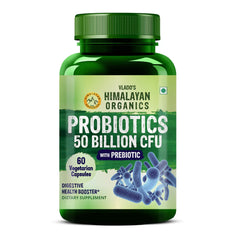 Vlado's Himalayan Organics, Probiotics 50 Billion CFU with Prebiotic 150mg - 60 Veg Capsules