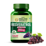 Himalayan Organics, Resveratrol with Grape Seed Extract, 255mg 