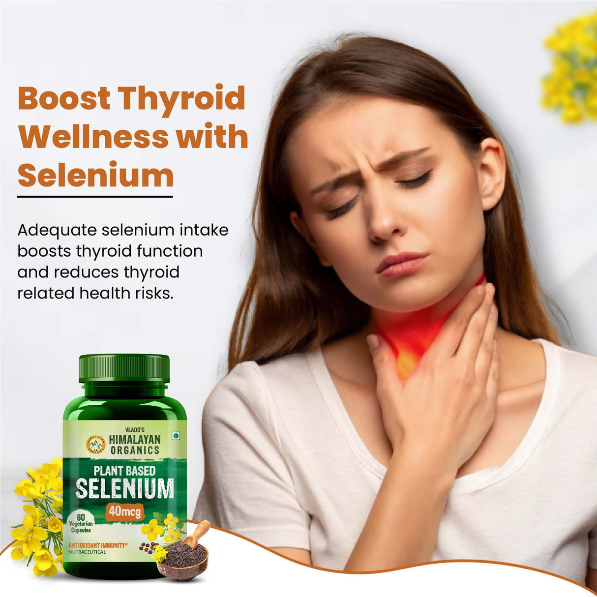 Himalayan Organics, Plant Based Selenium, 40mcg 