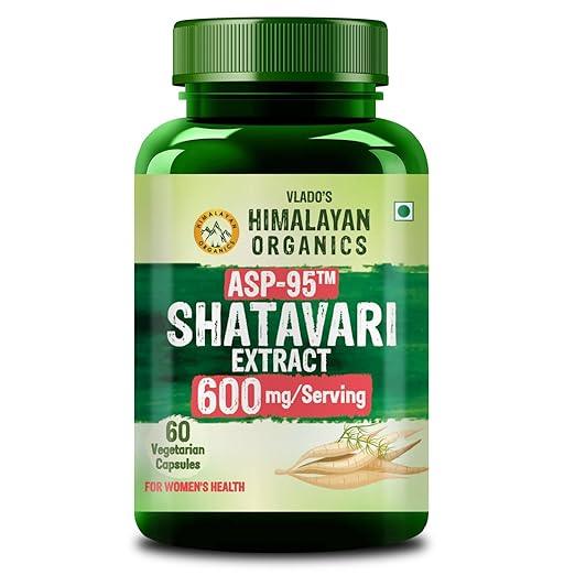 Vlado’s Himalayan Organics Shatavari Extract 600mg | Women’s Wellness | 60 Caps