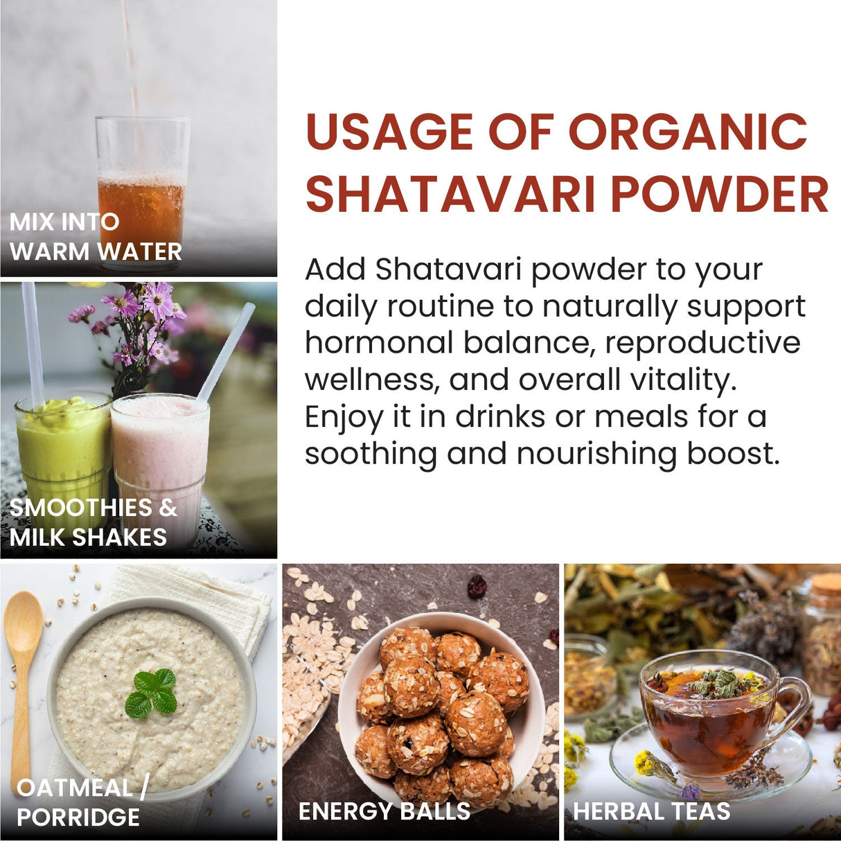 vlado’s himalayan organics shatavari powder 100g 