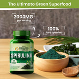 Himalayan Organics, Spirulina, 2000mg 