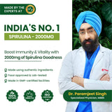 Himalayan Organics, Spirulina, 2000mg 