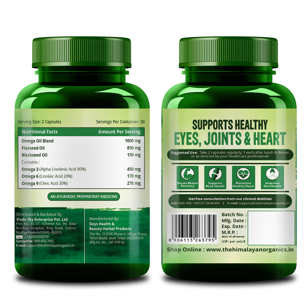 Himalayan Organics, Omega 3 6 9 