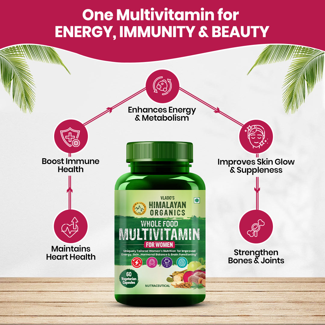 Himalayan Organics, Whole Food Multivitamin for Women 