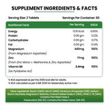 Himalayan Organics, ZMA Zinc Magnesium Vitamin B6 