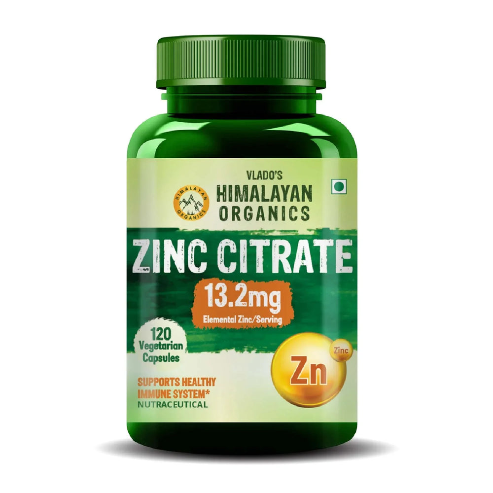 Vlado's Himalayan Organics, Zinc Citrate - 120 Veg Capsules