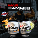 International Protein War Hammer Black Ops Pre-Workout Powder | L-Citrulline, Beta-Alanine, L-Tyrosine, L-Theanine & Caffeine | 80 Servings