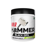 International Protein War Hammer Black Ops Pre-Workout Powder | L-Citrulline, Beta-Alanine, L-Tyrosine, L-Theanine & Caffeine | 80 Servings