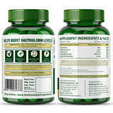 Vlado's Himalayan Organics Liposomal Iron + Vitamin C Folic Acid, B12 & Zinc | 100 Veg Tablets