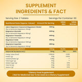 Vlado's Himalayan Organics Liposomal 5X Magnesium Complex 2100mg | Sleep & Muscle Function | 120 Tablets