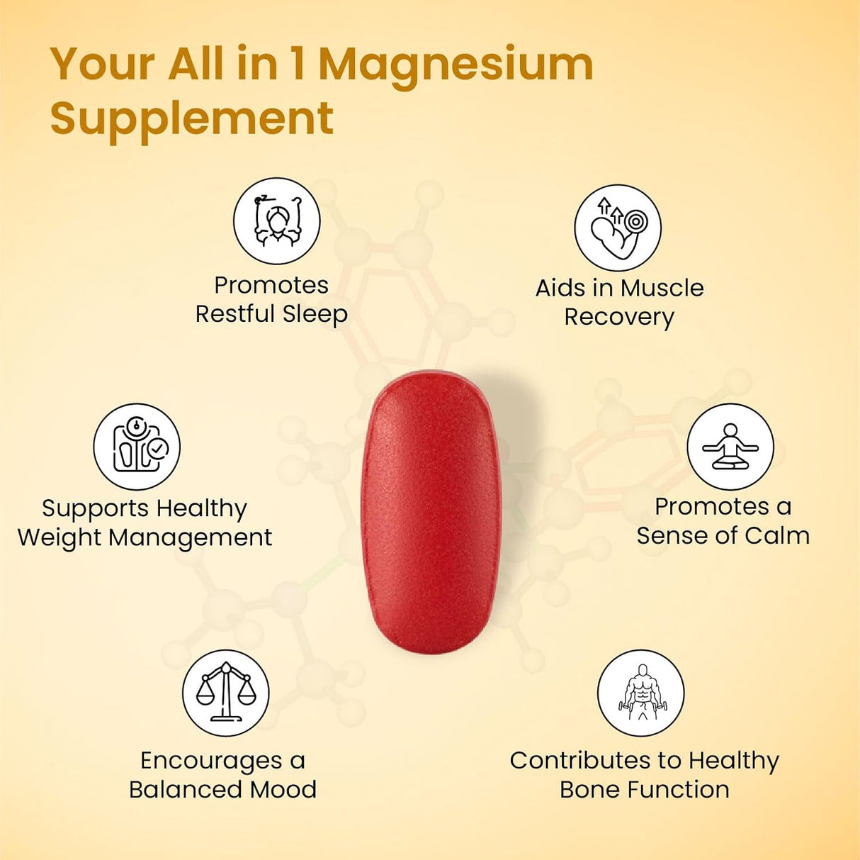 Vlado's Himalayan Organics Liposomal 5X Magnesium Complex 2100mg | Sleep & Muscle Function | 120 Tablets