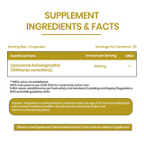 Vlado's Himalayan Organics Liposomal Ashwagandha 1000mg | Energy & Endurance | 60 Veg Capsules