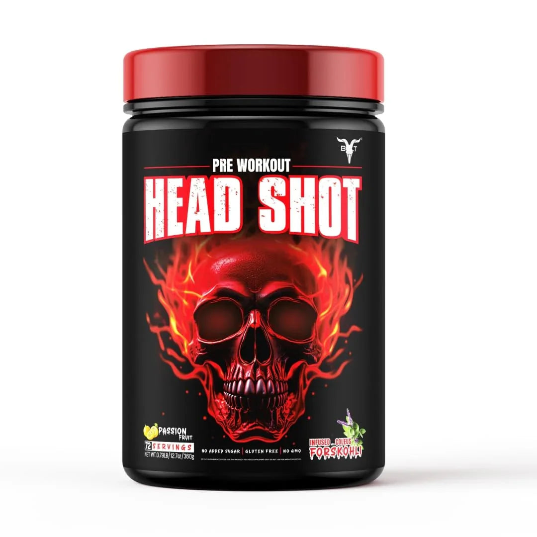 Bolt Nutrition Head Shot Pre-Workout 360g, 72 Servings