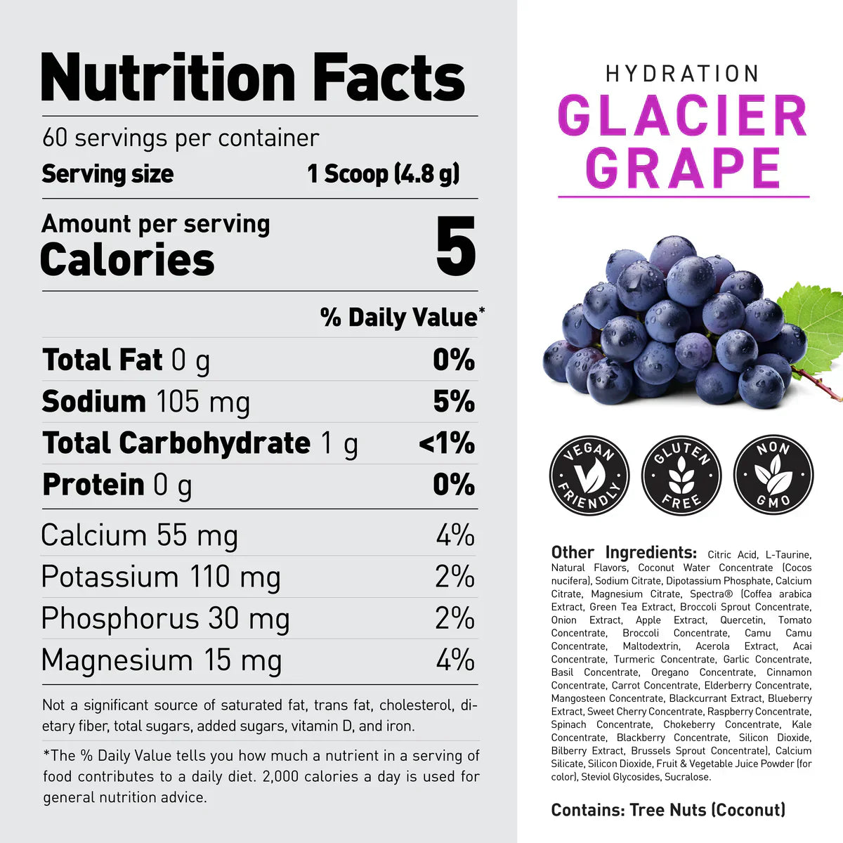Kaged Hydration Premium Electrolyte Drink - 60 Servings