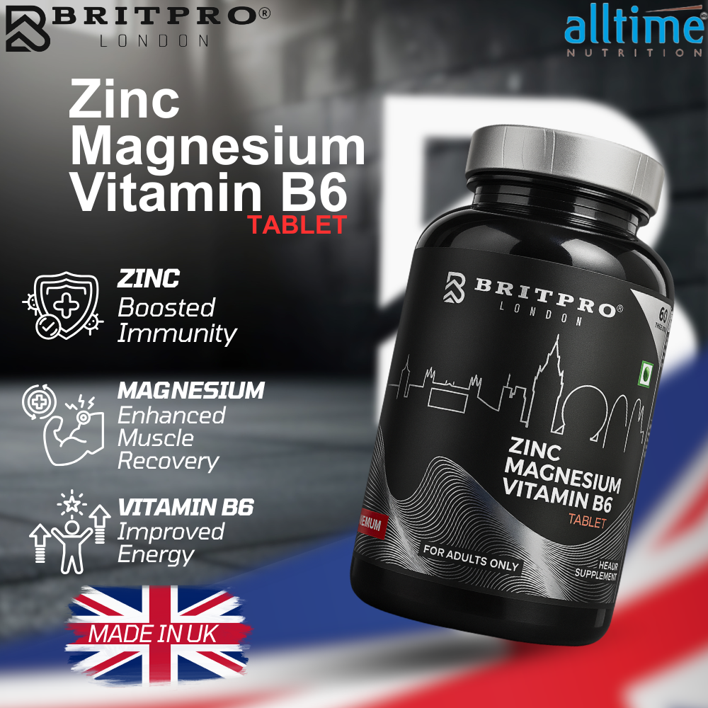 BRITPRO London Zinc Magnesium Vitamin B6 - 30 Servings