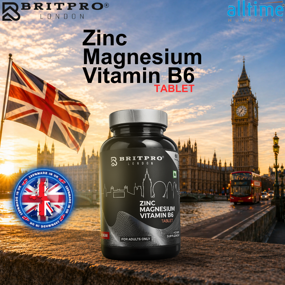 BRITPRO London Zinc Magnesium Vitamin B6 - 30 Servings